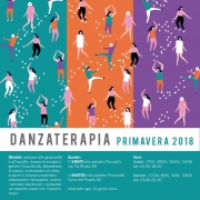 Manifesto di Danzaterapia Primavera 2018, logo Danzaterapia Venezia
